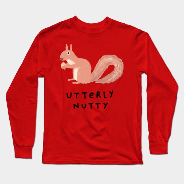 Utterly Nutty Long Sleeve T-Shirt by Sophie Corrigan